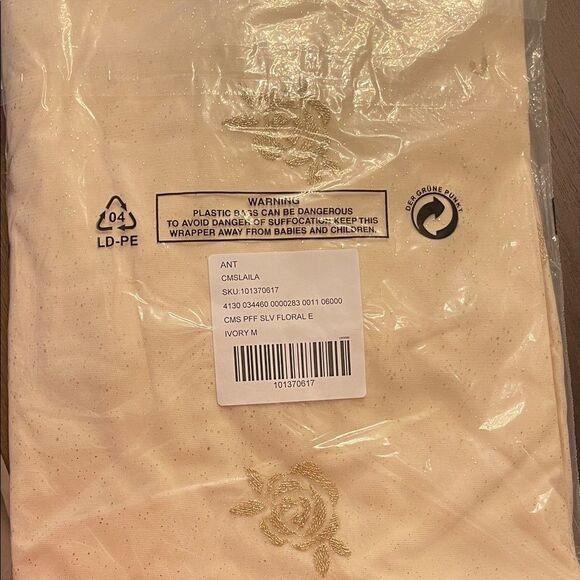 Anthropologie Let Me Be Floral Embroidered Midi Dress medium - Picture 6 of 6